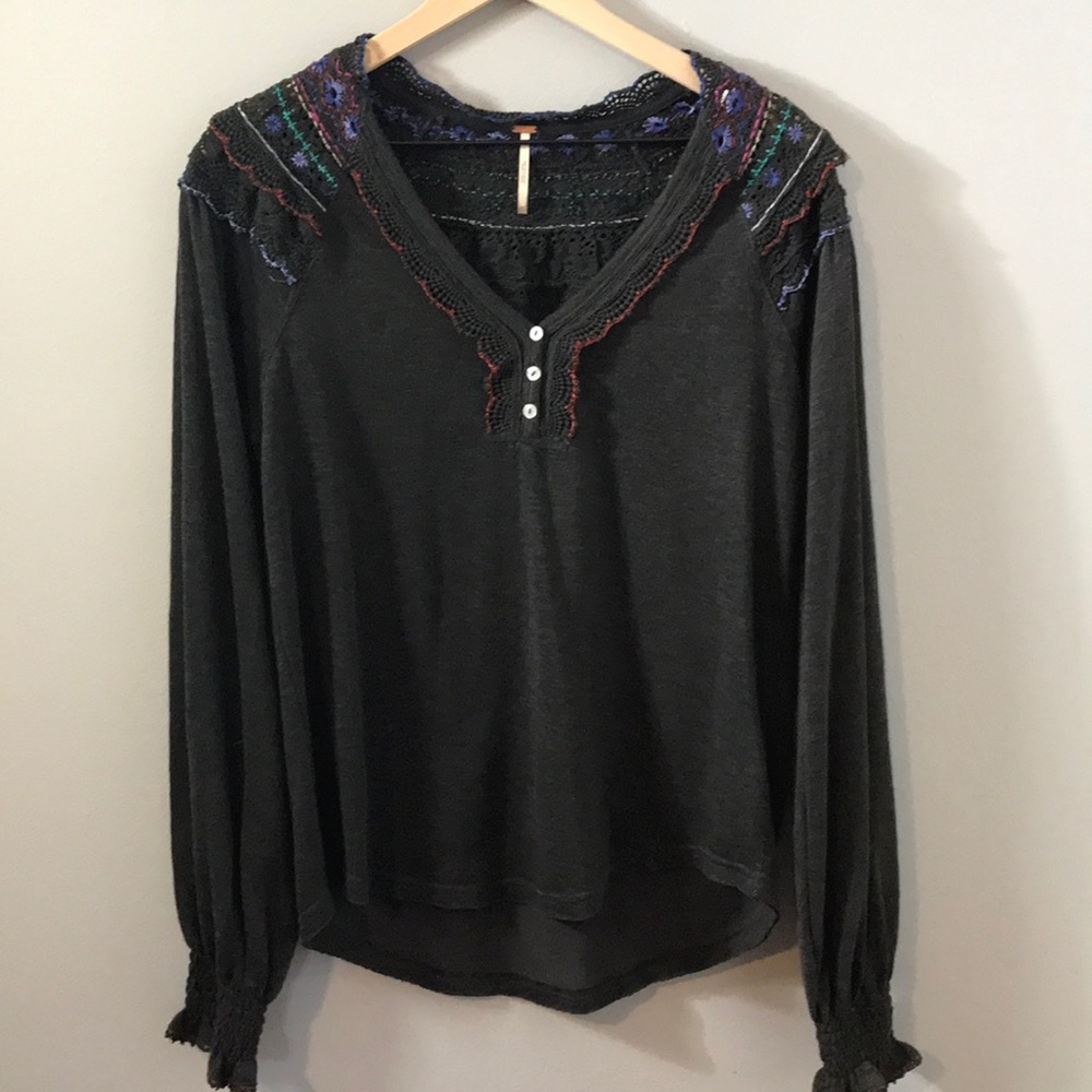 ❤️ Free People Long Sleeve Top
